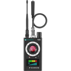 JMDHKK Hidden Camera Detector, Bug Detector, Magnetic Field Detector for Privacy Protection Listing Device in Hotel (Black)