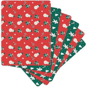 Extra Thick Flexible Plastic Cutting Board Mats with Food Icons & EZ-Grip Waffle Back, (Set of 6) Dishwasher Safe