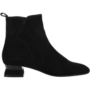 VANELi Womens Penko Dress Zippered Square Toe Casual Boots Ankle Low Heel 1-2" - Black