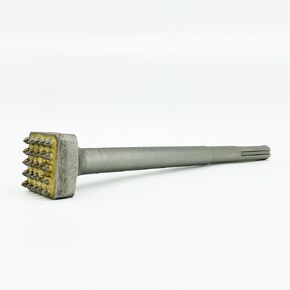 11.6in 25 Tips Bushing Tool for Concrete Stone Bricks, SDS Plus Bushing Tool, Square Head Bushing Bit Concrete Roughness Coating Remove Bushing Bit for Rotary Hammer