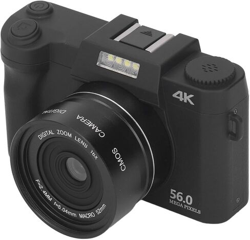 4K Digital Camera, 1080P Autofocus Video Camera with 3.0 IPS Screen, Electronic Anti Shake Waterproof Camera for Travel Photography Vlogging in Saudi Arabia