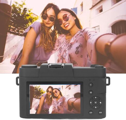 4K Digital Camera, 1080P Autofocus Video Camera with 3.0 IPS Screen, Electronic Anti Shake Waterproof Camera for Travel Photography Vlogging in Saudi Arabia