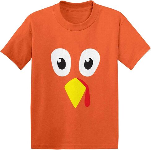 Turkey Face - Gobble Cute Funny Outfit Infant/Toddler Cotton Jersey T-Shirt in Saudi Arabia