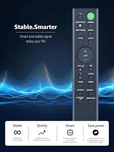 RMT-AA401U Replacement Remote Control Compatible for Sony AV Receiver STR-DH190 STRDH190 STR-DH590 STRDH590 STR-DH790 STRDH790 in Saudi Arabia