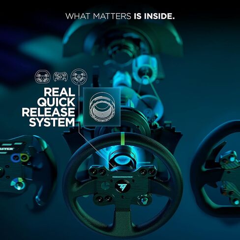 إصدار جلدي لعجلة السباق ThrustMaster TX (العجلة متضمنة 3 دواسات، Xbox One/الكمبيوتر الشخصي) in Kuwait