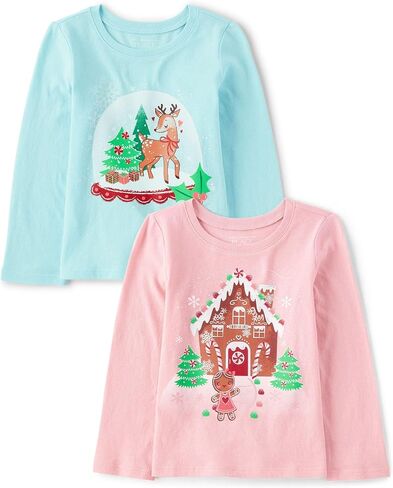 The Children's Place Baby Girls' Be Kind Long Sleeve Graphic T Shirt in Saudi Arabia