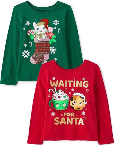 The Children's Place Baby Girls' Be Kind Long Sleeve Graphic T Shirt in Saudi Arabia