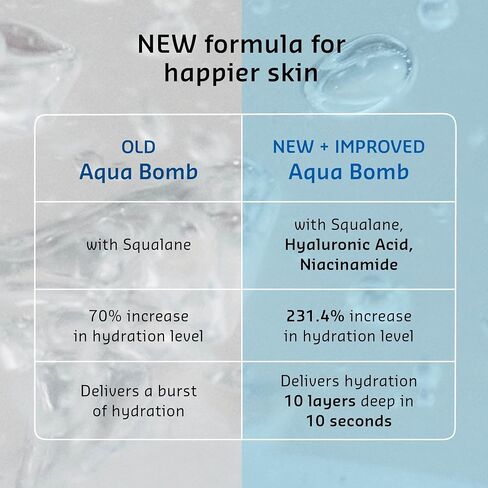 belif The True Cream Aqua Bomb | New & Improved | Hydration in 10 Seconds | Hyaluronic Acid, Niacinamide | Lightweight Hydrating Daily Moisturizer Face in Saudi Arabia