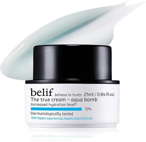 belif The True Cream Aqua Bomb | New & Improved | Hydration in 10 Seconds | Hyaluronic Acid, Niacinamide | Lightweight Hydrating Daily Moisturizer Face in Saudi Arabia