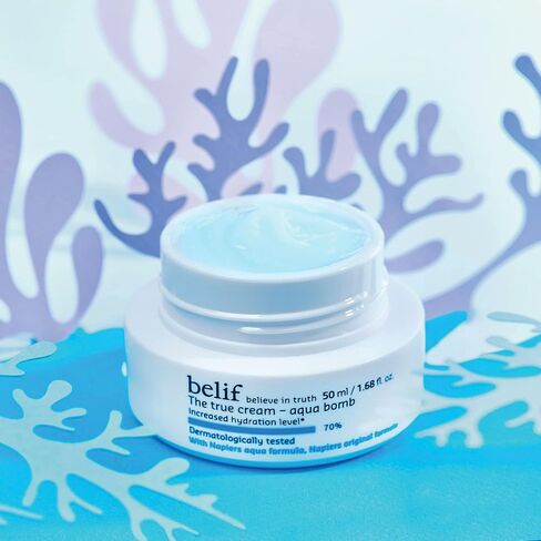 belif The True Cream Aqua Bomb | New & Improved | Hydration in 10 Seconds | Hyaluronic Acid, Niacinamide | Lightweight Hydrating Daily Moisturizer Face in Saudi Arabia