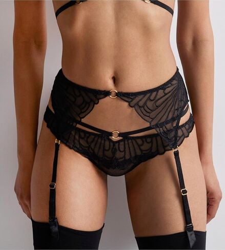 Aubade Women's L'indomptable Suspender - lingerie for every day or special occasions Afterdark M, 1 Piece in Saudi Arabia