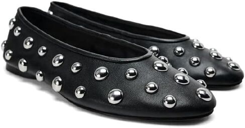 Crystal Rhinestone Ballet Flats for Women Diamond Mesh Round Toe Flat Slip On Low Heeled Flat Shoes Black White Pumps Casual Dress Shoes in Saudi Arabia