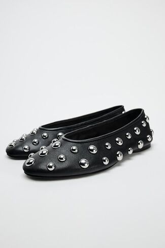 Crystal Rhinestone Ballet Flats for Women Diamond Mesh Round Toe Flat Slip On Low Heeled Flat Shoes Black White Pumps Casual Dress Shoes in Saudi Arabia