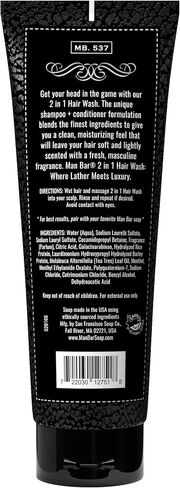 San Francisco Soap Company Man Bar 2 IN 1 Hair Wash SPICED TOBACCO - Where Lather meets Luxury in Saudi Arabia