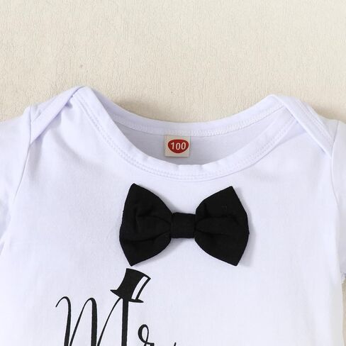Baby Boy 1st Birthday Crown Bow Tie Gentleman Adjustable Lift Pants Pants Crown Set in Saudi Arabia