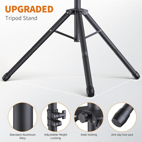 Portable T-Shape Backdrop Stand Support Kit 8x7.2ft, Adjustable Photography Green Screen Backdrop Stand for Parties, Photography Videography Studio (8×7.2Ft) in Kuwait
