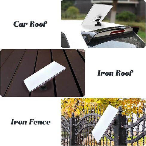 زاوية قابلة للتعديل للتركيب المغناطيسي ومحول التركيب متوافق مع ملحقات Starlink Mini، مشبك زاوية قابل للتعديل، حامل محول من سبائك الألومنيوم، حامل سقف لمركبة RV/اليخت/التخييم/الدرابزين/رف السقف in Kuwait