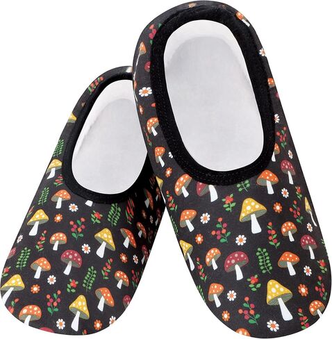 Snoozies Skinnies foot coverings for Women - Non-Slip foot coverings Lightweight Soft Sherpa Lining - Foldable in Saudi Arabia