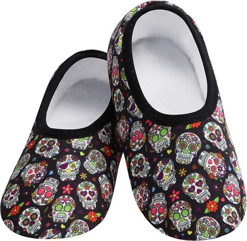 Snoozies Skinnies foot coverings for Women - Non-Slip foot coverings Lightweight Soft Sherpa Lining - Foldable in Saudi Arabia