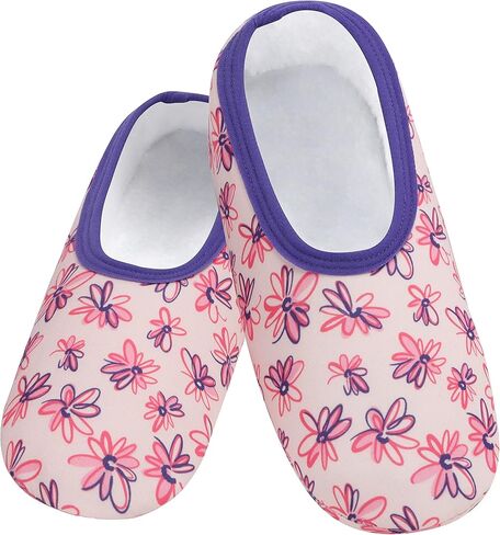 Snoozies Skinnies foot coverings for Women - Non-Slip foot coverings Lightweight Soft Sherpa Lining - Foldable in Saudi Arabia