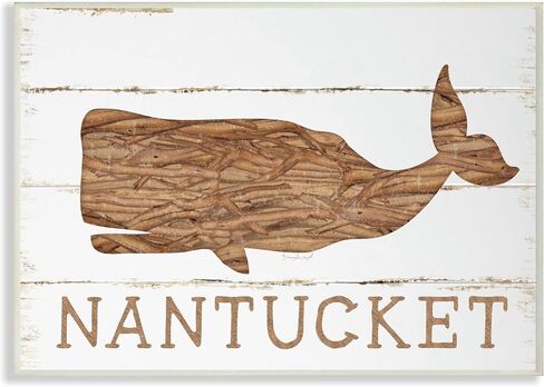 Stupell Industries Nantucket Whale Grey Framed Wall Art, 11 x 14, Design by Artist Jennifer Pugh in Saudi Arabia