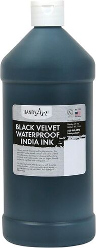 Handy Art Black Velvet Waterproof India Ink 32 ounce, 1 Quart, 403-000 in Saudi Arabia