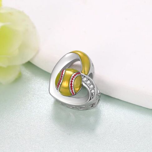 Volleyball Gifts 925 Sterling Silver Volleyball Beads Volleyball Charms Sport Volleyball Jewelry Gifts for Women Player Team in Saudi Arabia