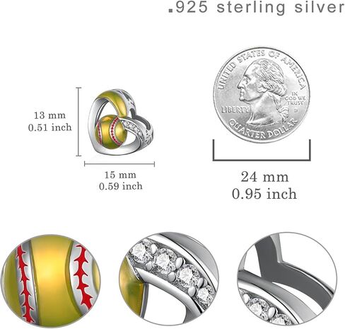Volleyball Gifts 925 Sterling Silver Volleyball Beads Volleyball Charms Sport Volleyball Jewelry Gifts for Women Player Team in Saudi Arabia