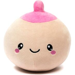 nerdbugs Breast Plush - The Breast is Yet to Come! (Ivory/Pink) Breast Cancer Awareness/Breast Cancer Survivor Gift/Pregnancy Gift/New Mom Gift