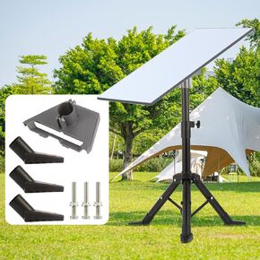 Tripod Stand for Starlink Gen 3, Adjustable Starlink Mounting Kit with Starlink Pipe Adapter Compatible with Starlink Gen 3 V3 Dish for Roof Yard Camping and RV Travel,Accessories for Starlink Gen3