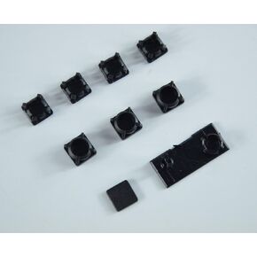 Gametown Rubber Feet Kit Cover Set for PS3 Slim Console 2000 3000 CECH-20XX CECH-30XX Series (Note: Not fit PS3 Slim CECH-40XX) in Kuwait