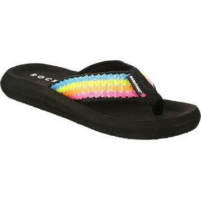 Rocket Dog Spotlight Neon Rainbow Flip Flop