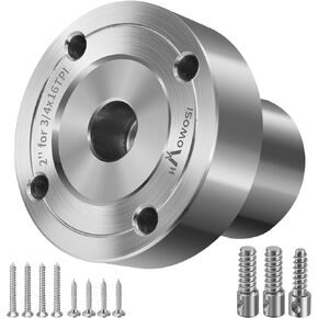 4" Steel Wood Lathe Faceplate,Faceplate for Wood Lathe,Lathe Face Plate Fit for 1" x 8TPI Spindle with Screwchuck