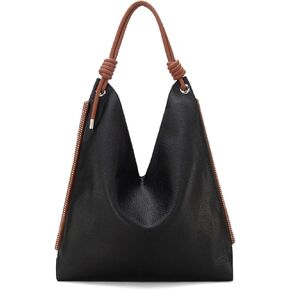Montana West Hobo Handbag for Women Red Hobo Purses and Handbags Leather Slouchy Tote Bag Large Size Ladies Handbags MWC-S211BDY