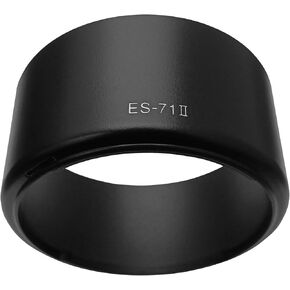 ES-71Ⅱ Lens Hood for Canon EF 50mm f/1.4 USM Lens,Hxdzieory 58mm Lens Hood