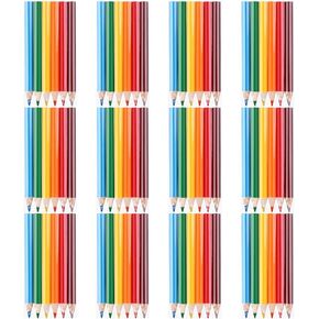 960Pcs/160 Sets Mini Colored Pencils 3.5Inches Portable Short Fat Color Pencils Mini Drawing Colored Pencils Pre-sharpened Colored Pencils Mini Colouring Pencil for Drawing,Sketching,Coloring Books