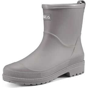 HISEA Women's Rubber Rain Boots Waterproof Short Chelsea Boots for Garden Outdoor