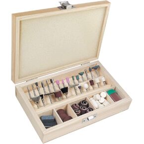 100-piece Rotary Tool Mini Griding and Polishing Accessory Set by Micro-Mark