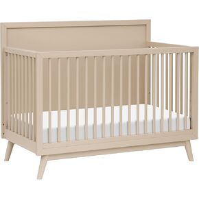 Babyletto Palma 4-in-1 Convertible Crib with Toddler Bed Conversion Kit in Olive Green, Greenguard Gold Certified