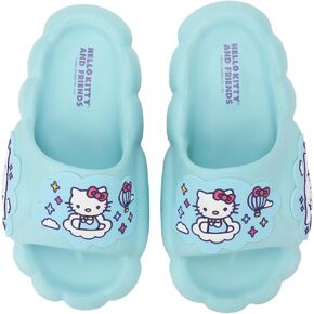 Bioworld Hello Kitty and Friends Women’s Cloud Platform Slide Sandal