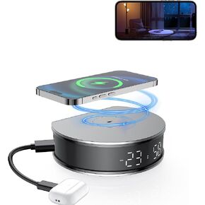 LIZVIE Spy Hidden Camera Clock, FHD 1080P Hidden Camera Clock, Wireless WiFi Nanny Cam for Home Indoor Security, Night Vision