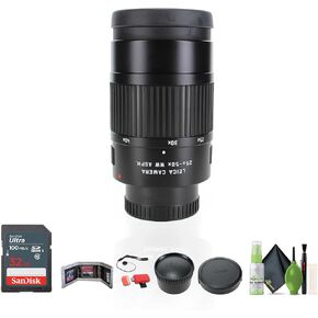 Leica Televid 25-50X Variable ASPH Zoom Eyepiece + Cleaning kit + 32GB Memory Card + Travel Bag + Lens Cap Keeper