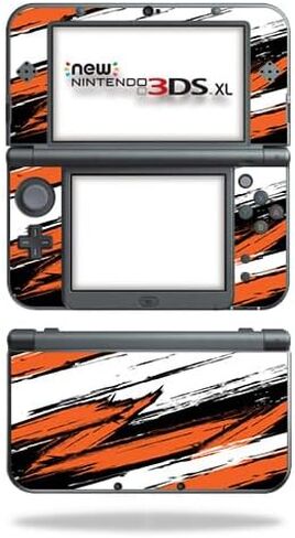 غلاف ألعاب مصنوع من ألياف الكربون متوافق مع جهاز Nintendo New 3DS XL (2015) - فوضى السباق - غطاء لاصق واقٍ من الفينيل 3M ممتاز - سهل التطبيق | صُنع في الولايات المتحدة الأمريكية بواسطة MightySkins in Kuwait