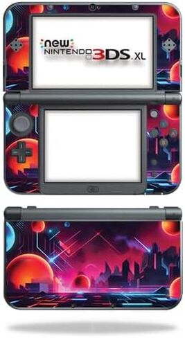 Carbon Fiber Gaming Skin Compatible with Nintendo New 3DS XL (2015) - Mushrooms - Premium 3M Vinyl Protective Wrap Decal Cover - Easy to Apply | Crafted in The USA by MightySkins in Saudi Arabia