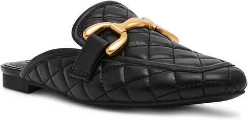 Steve Madden Women's Fortunate Mule, Black Quilted, 7.5 in Saudi Arabia