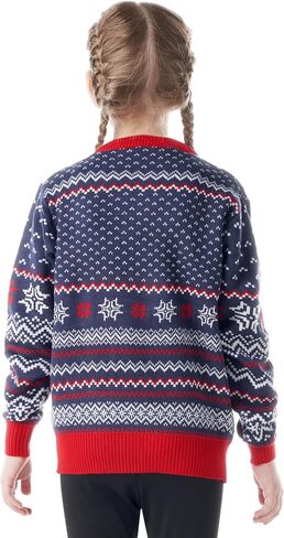 Giggling Getup Ugly Christmas Sweaters for Kids, Funny Christmas Sweater for Kids, Christmas Gingerbread Man Ugly Sweater-Large(10-12Y) Green in Saudi Arabia