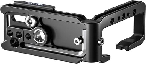 LEOFOTO LPO-OM-1 L-Bracket for OM System OM-1 Camera, Double Dovetail, Accessories Thread Hole, QD Port, Arca Compatible, in Saudi Arabia