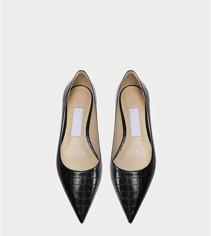 Women's Fashion Patent Leather Pointed Toe Shallow Mouth Flat Shoes Summer Closed Toe Comfort Dress Walking Flats in Saudi Arabia