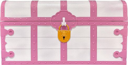 Teacher Created Resources Pink and White Treasure Chest with Lock and Key (TCR6055) in Saudi Arabia