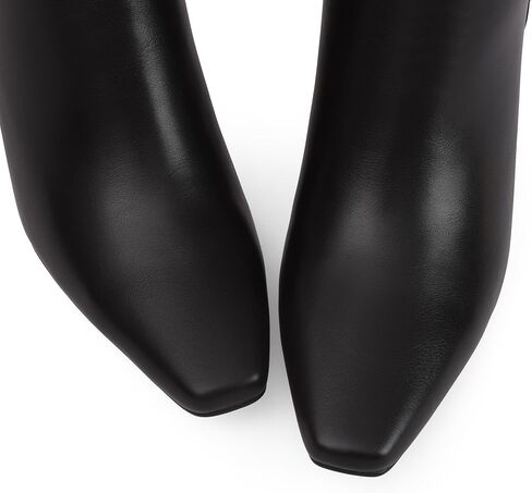 Knee High Boots for Women Square Toe and 2 IN Block Low Heel Boots Womens Fashion Long Boots in Saudi Arabia